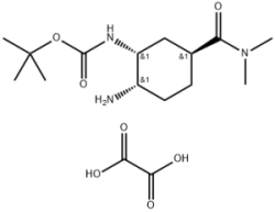 Tert-Butyl [(1R,2S,5S)-2-amino-5-[(dimethylamino)carbonyl]cyclohexyl]carbamate oxalate